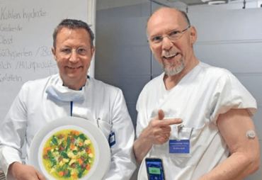 Chefarzt PD Dr. Uwe Seitz, Diabetesberater Andreas Kolb